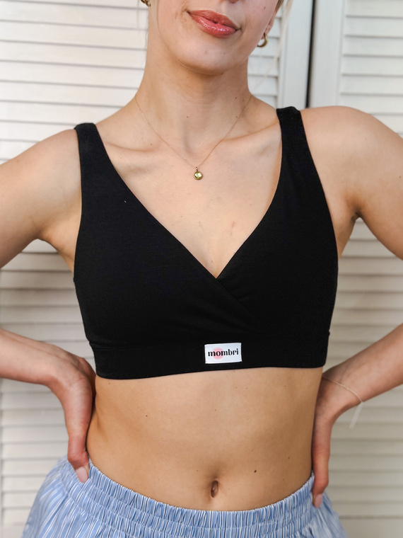 Milk&Love Mombri Klasyk sutien alăptare impermeabil black