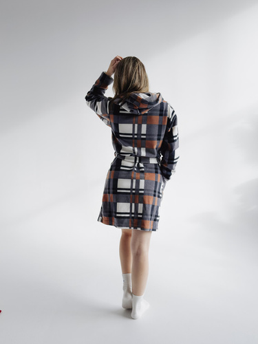 031 De Lafense pătură halat de baie - cald fleece doamnelor dressing rochie Super Cozy, camel