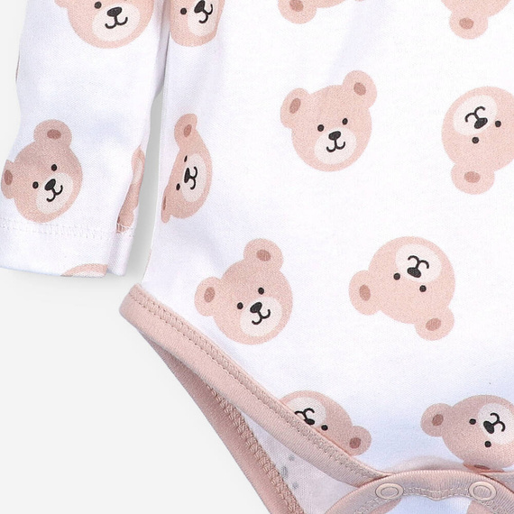 ABN-5353/MIS Sweet Bears Body din bumbac organic Nini print