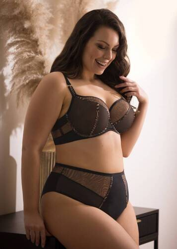 K 879 Gisel Sutien moale Gorsenia negru