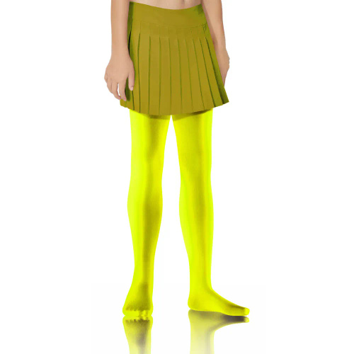 Colanti opaci pentru fete Claudia 40 den Sesto Senso - galben neon