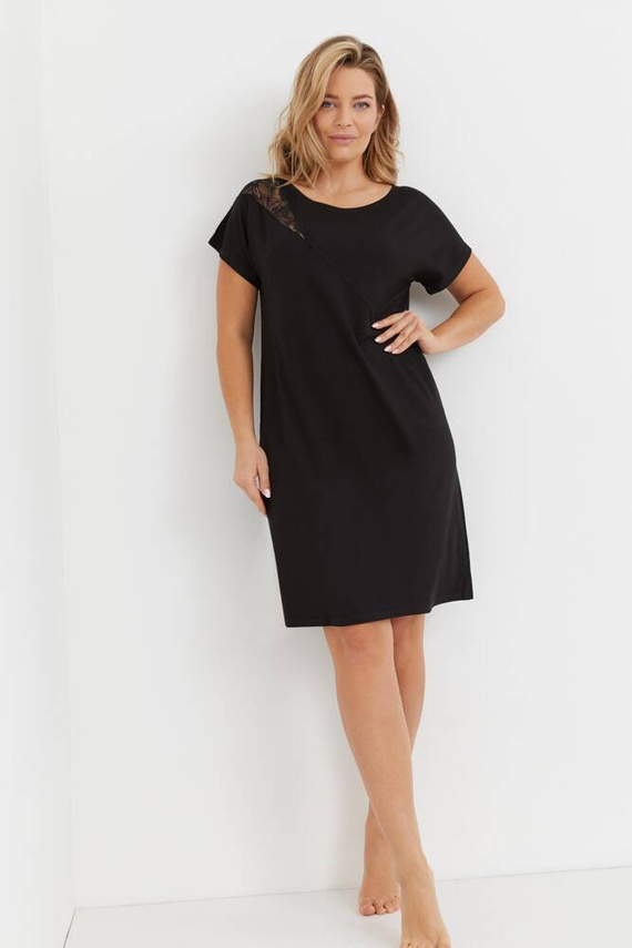 737 Velar Forex cămașă de noapte - negru