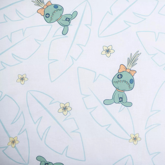 Jerry Fabrics Lenjerie de pat din bumbac Lilo & Stitch Tropical Hugs 100x135 40x60