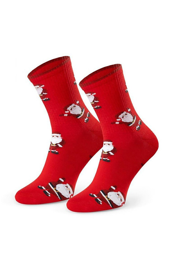 Art.136 Ciorapi barbati de Craciun Steven red 165 – Modele de Craciun, bumbac