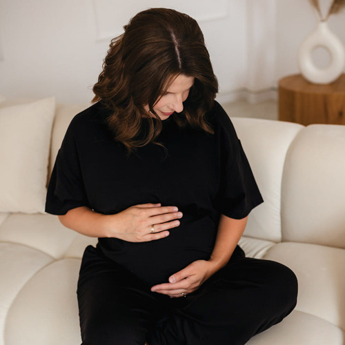 Tricou damă oversize Eevi for Women – bumbac & modal | Stil minimalist, produs în Polonia