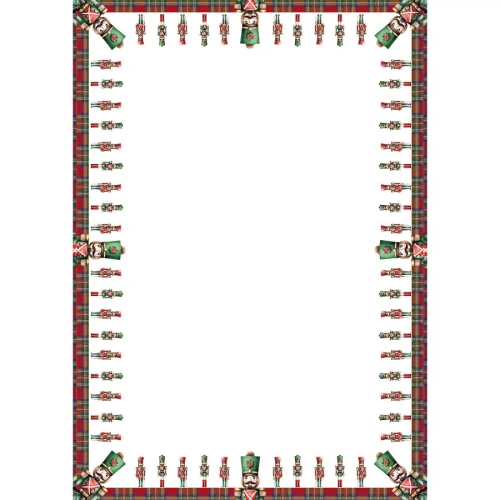 PBN279 Fata de masa de Craciun Nutcrackers Marquisette