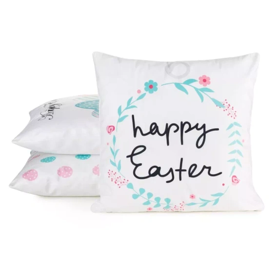 Eurofirany Wiosna 4– față de pernă decorativă pascală stilată