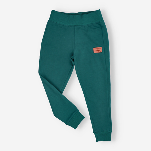 KAR-0040/BUT Pantaloni de trening pentru baieti Lagarto Verde - verde sticla