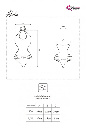 Hida LC 8090 Body damskie LivCo Corsetti Fashion  