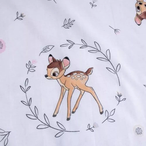 Bambi deer Lenjerie de pat din bumbac pentru pat de Jerry Fabrics, bej
