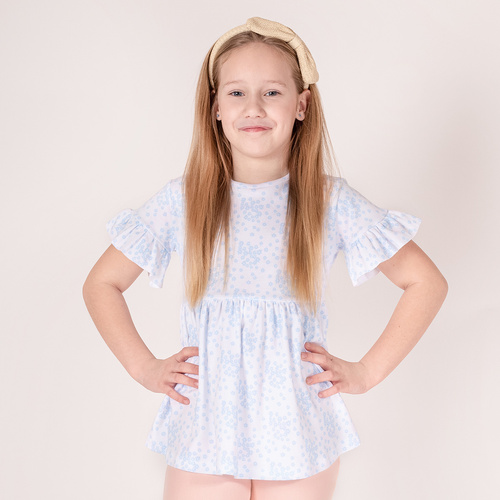 213138 Bluză cu mâneci scurte „Nelly” Nicol