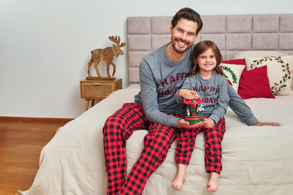 7345 Gri închis Doctor Nap pijamale copii - 100% bumbac