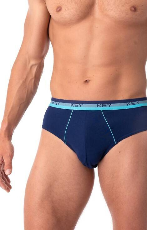 MPP 340 B25 Slip bărbați pachet de 2 Key - bleumarin-gri