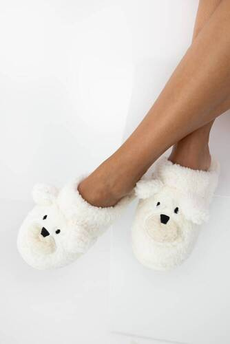 Papuci de damă Mary Sensis - Albi