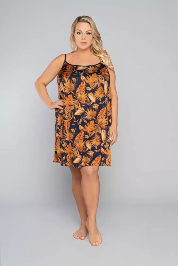 Cămașă pentru femei Monstera, slim-fit Italia Fashion - print