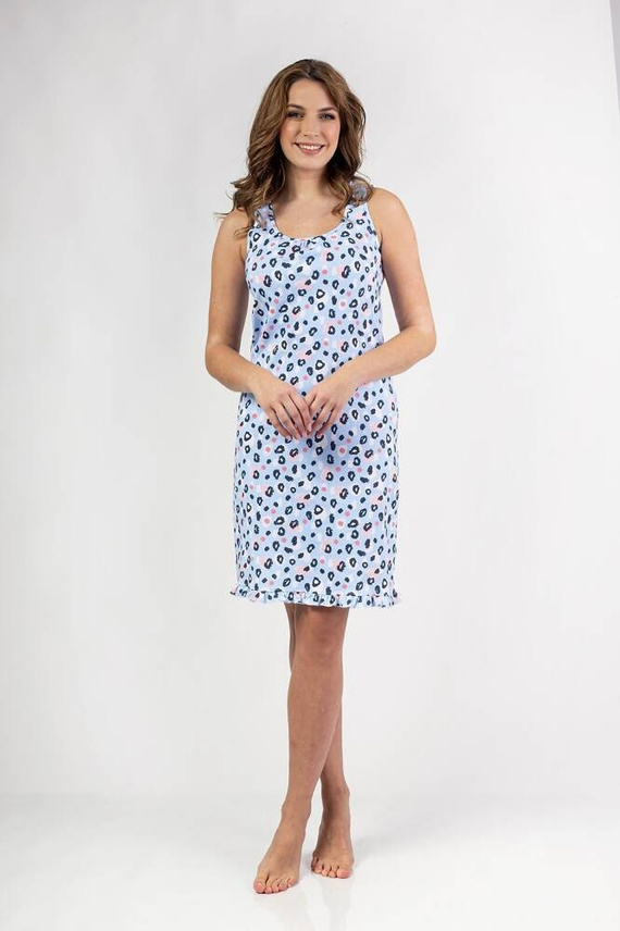 153 Cămașă de noapte Regina - albastră