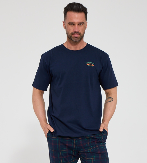 Pijamale bărbați Cornette Grand Canion 2 462/331 bleumarin 100% bumbac