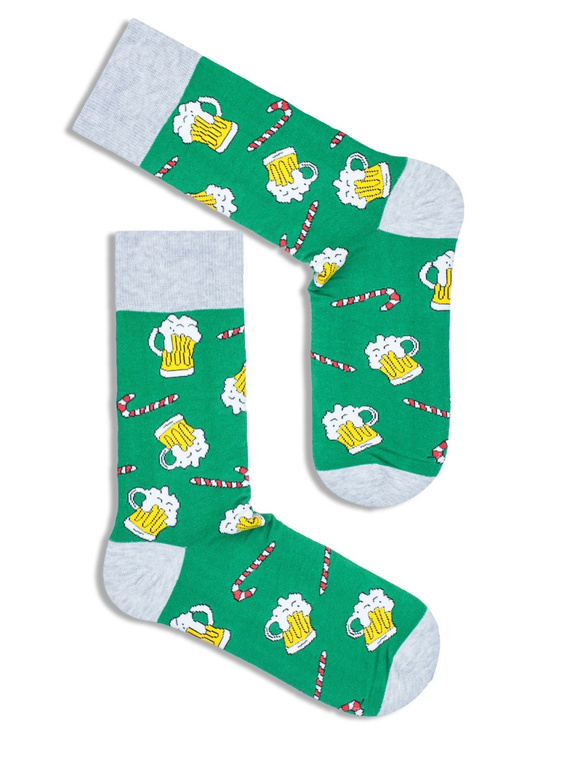 1290.005 Piwa i Cukrowe Laski – șosete bărbătești de Crăciun Milena