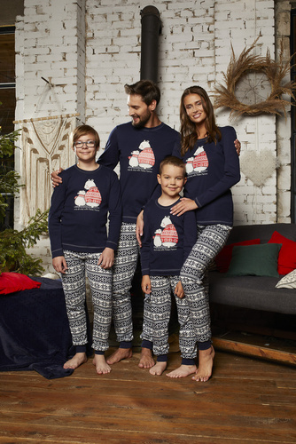 Arktyka Pijama pentru copii Italian Fashion - albastru marin