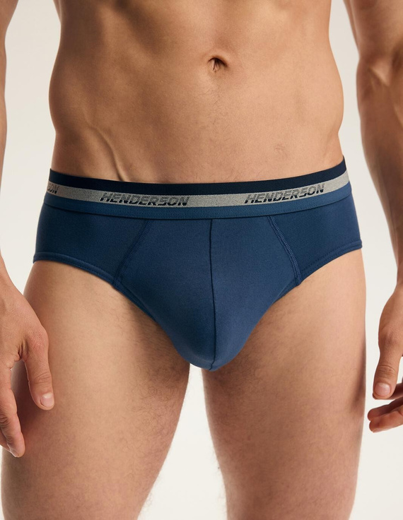 Slipi bărbați Henderson Far 45787 2-pack bumbac gri și jeans