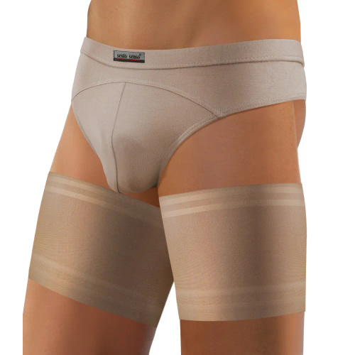 Benzile autoportante pentru coapsa barbati Sesto Senso bej