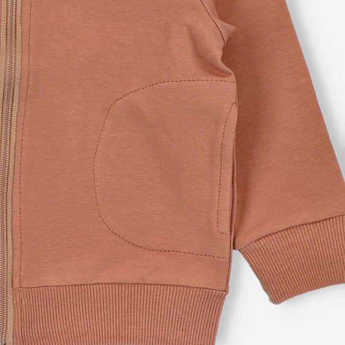 BOB-0006 Hanorac pentru băieți By o Baby maro