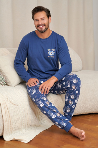 Pijamale bărbați Doctor Nap 7511 Nap Mode 100% bumbac, lungi, homewear
