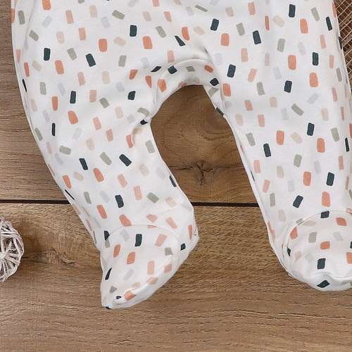 ABN-5331/KRE Costume de dormit Nini din bumbac organic, crem