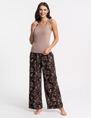 Pijama damă Moraj PDD4000-009 cappuccino bumbac vâscoză