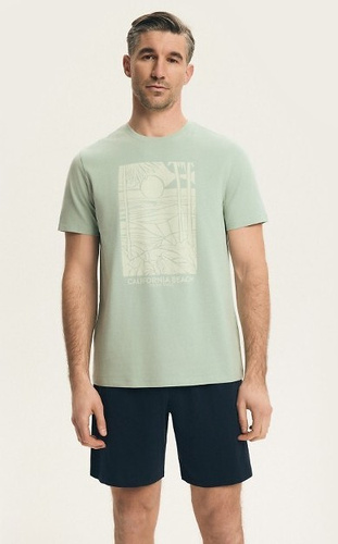 Pijama bărbați 44503 Brook Henderson 100% bumbac, mânecă scurtă