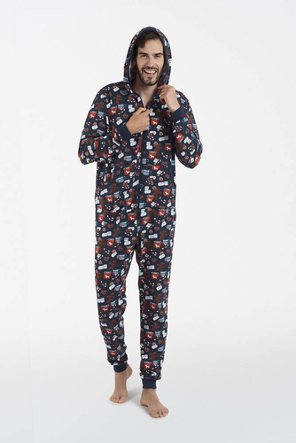 Rojas Italian Fashion salopetă pentru bărbați - imprimeu