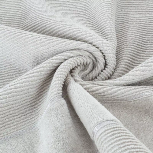Set de prosoape Emma Eurofirany argintiu 3 piese 30x50 50x90 70x140 500 g/m²