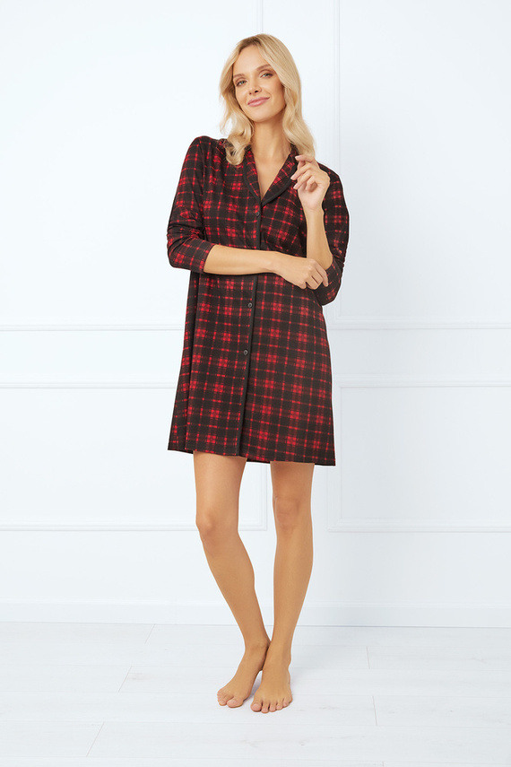 Nicola cămașă de noapte descheiată Modă italiană - print 