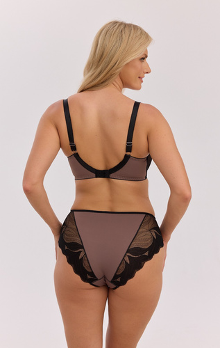 Sutien semi-soft Gaia Violeta BS0 1345 negru SS10 confort
