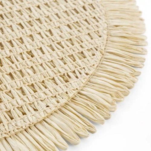 Suport farfurie Eurofirany elegant suport decorativ pentru masă Joan beige