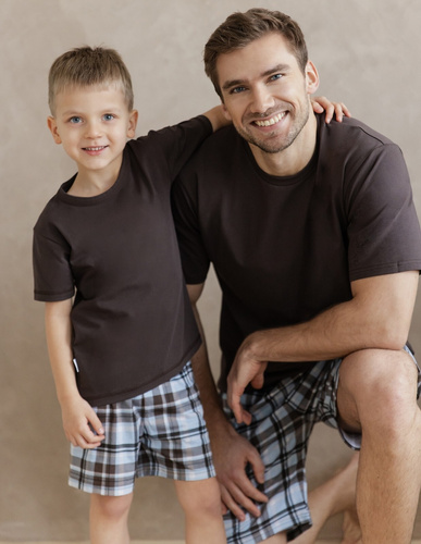 Taro 3578 Marcello pijama bărbați bumbac maro