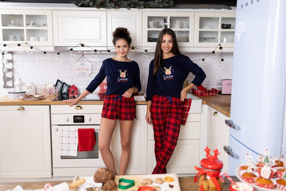 Pijamale pentru femei Myrtle Sensis - Bleumarin