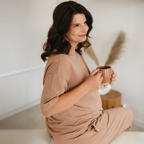 Tricou damă oversize Eevi for Women – bumbac & modal | Stil minimalist, produs în Polonia