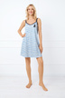 Koszula ramiączko - niebieski