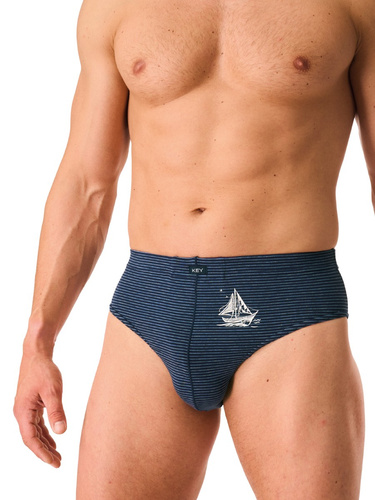 Slip bărbați MPP 327 Key, verde grafit - bumbac, pachet de 2 într-o cutie, confort și stil