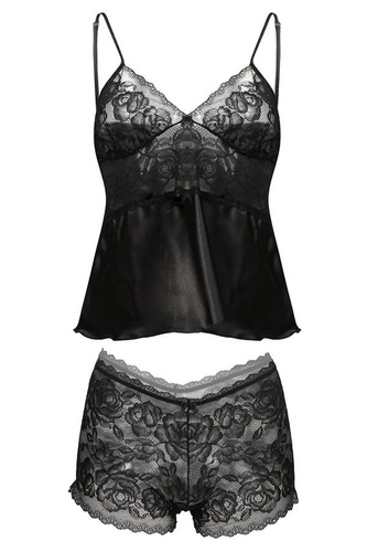 Adelaide Komplet piżama damska DKaren - czarna 