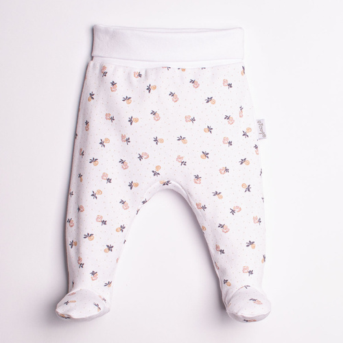 220009 Pantaloni bebe "Ola" Nicol – bumbac moale cu piciorușe