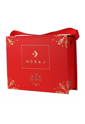 CSLS450-001 Șosete Moraj negre – Șosete de Crăciun într-o cutie lucioasă