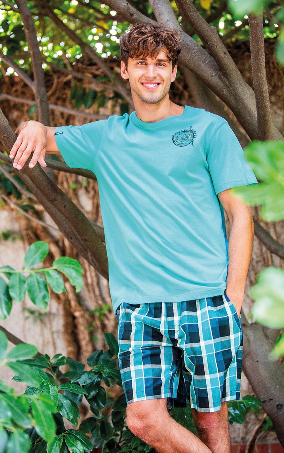 Pijamale pentru bărbați MNS 630 Key - verde