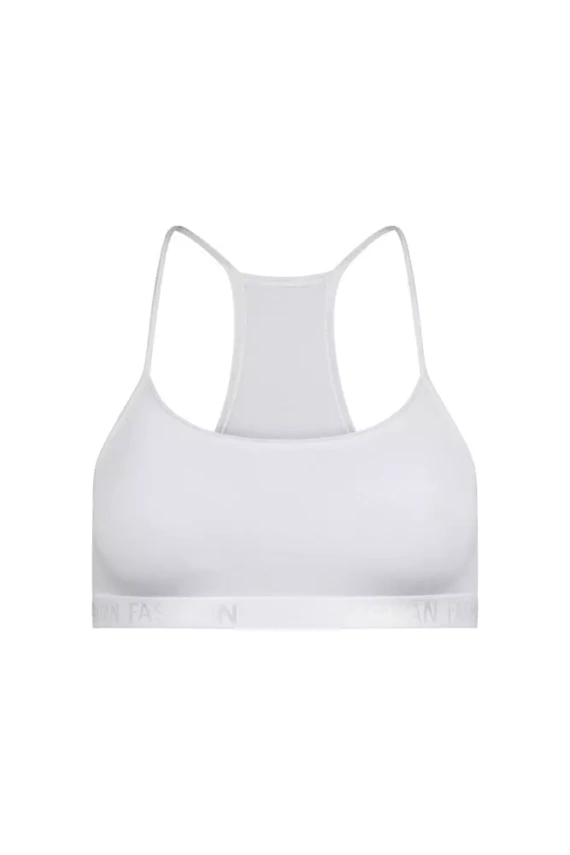 Nikola Sutien pentru fete, cu curea îngustă Italian Fashion- alb