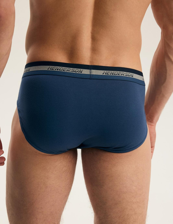 Slipi bărbați Henderson Far 45787 2-pack bumbac gri și jeans