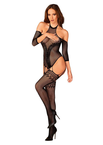 G333 Bodystocking Obsessive - czarny