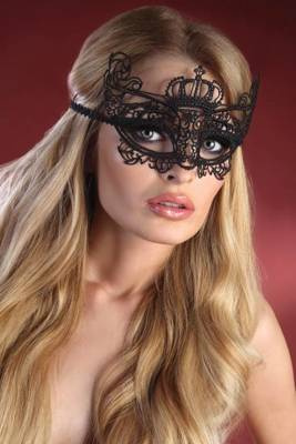 Mask Black Model 7 LC 13007 Maska z gipiury LivCo Corsetti Fashion