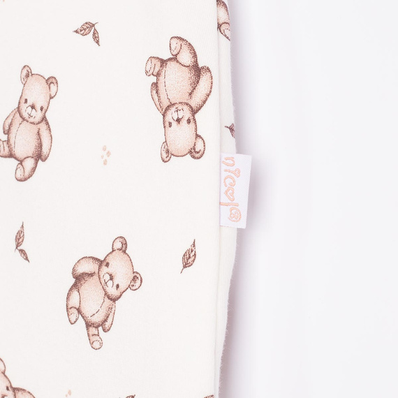 Sac de dormit cu pantaloni Nicol 227044 din bumbac cu ursuleți 9–24 luni