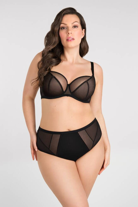 K 824 Just Black Sutien moale Gorsenia negru